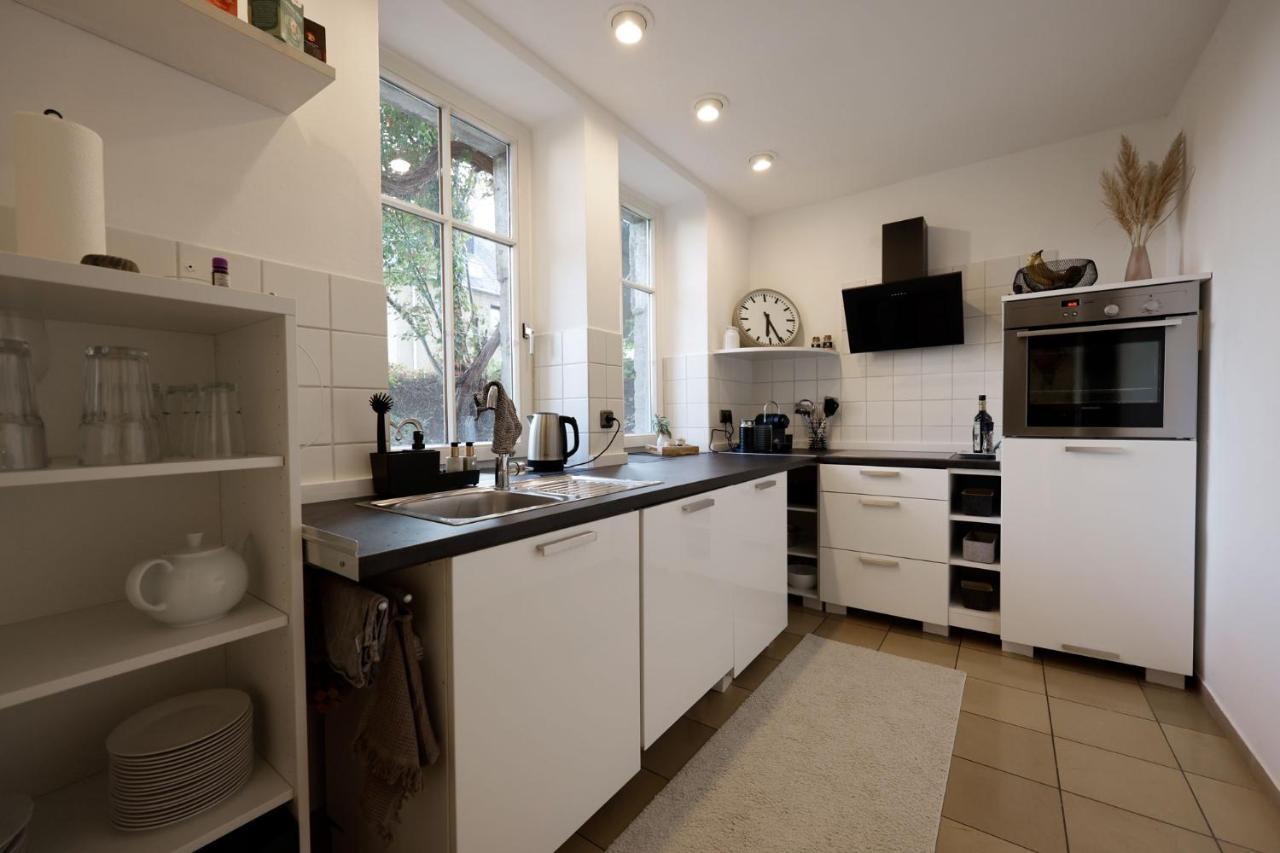 Paterre Wohnung In Der Rosa Villa Selb Dış mekan fotoğraf