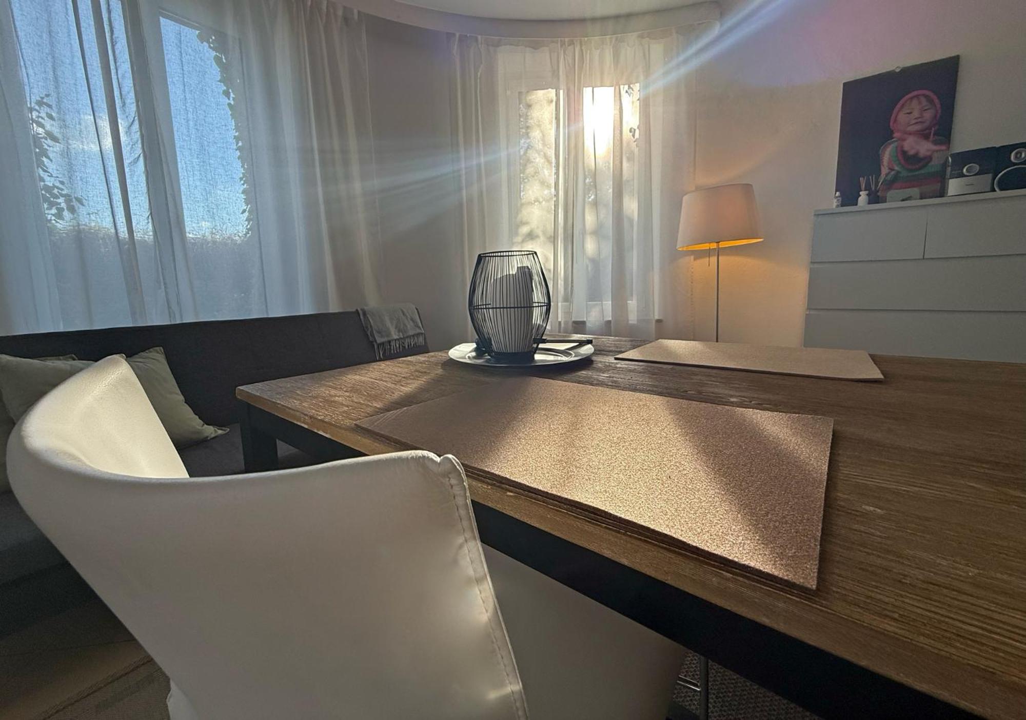 Paterre Wohnung In Der Rosa Villa Selb Dış mekan fotoğraf